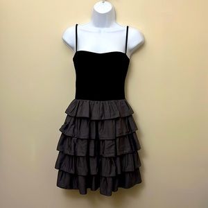 Sexy black and grey bottom dress